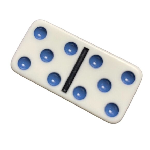 Double Twelve Dominoes Replacement Tile 5 5 Color Dot mq - Picture 2 of 3